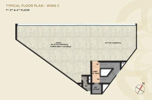 Typical Floor Plan (1st, 2nd & 4th Floor
