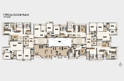 15th Floor Plan